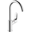 Hansgrohe Logiss wastafelkraan 210 met hoge 120° draaibare uitloop chroom 0605656