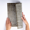 The Mosaic Factory Amsterdam mozaïektegel - 32.2x32.2cm - wand en vloertegel - Vierkant - Glas Brown Mat SW62112