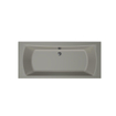 Xenz Robijn Inbouwbad - 180x80cm - inhoud 200L - met afvoer - Cement SW378309