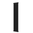 Plieger Florence designradiator verticaal 1800x322mm 903W zwart grafiet (black graphite) 7253342