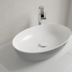 Villeroy & Boch Artis opzetwastafel ovaal 61x41x12.5cm zonder kraangat zonder overloop french linen SW68831