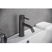 Wiesbaden Ribbd wastafelkraan met coldstart gunmetal SW632115