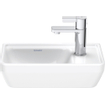 Duravit D-Neo Fonteinbak met wondergliss 40x22x14cm 1 kraangat rechthoek Keramiek Wit SW640443