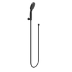 IVY Handdoucheset - verstelbaar - 3 standen - met verstelbare wandsteun - doucheslang 150cm - staafmodel - 120 cm - Mat zwart PED SW1031567