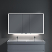 Villeroy & Boch My view spiegelkast 130x75cm 3 deuren 2 contactdoos LED SW641566