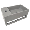 Wiesbaden Julia fontein links Solid surface 35 x 20 x 16 cm betonlook SW296047