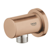 GROHE Rainshower Wandaansluitbocht - ronde rozet - brushed warm sunset SW98903