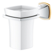 Grohe Grandera Bekerhouder - met glas - wandmontage - chroom/goud SW930516