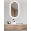 Wiesbaden Lumia spiegel ovaal met LED, dimbaar en spiegelverwarming 50 x 100 cm SW892029