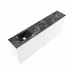 MONDIAZ TURE-DLUX 120cm toiletmeubel Talc. EDEN wastafel Lava positie links. Zonder kraangat. SW1103628