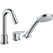 Hansgrohe Logis afbouwdeel voor 3 gats badrandkraan voor inbouwdeel 13437180 chroom 0605667