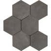 SAMPLE Ragno Rewind Vloer- en wandtegel hexagon 18x21cm 9.5mm R9 porcellanato Peltro SW1170694