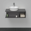 Duravit D-Neo wastafelonderkast 80x26x55cm Grafiet Mat SW641271