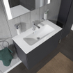 Duravit Me by starck wastafel 83x40cm 1 kraangat overloop wit SW227685