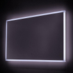Wiesbaden Quatro spiegel rechthoek met LED, dimbaar en spiegelverwarming 120 x 60 cm SW20786