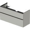 Duravit D-Neo wastafelonderkast 121x62.5x46.2cm 2 lades Betongrijs Mat SW640977