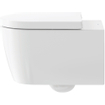 Duravit ME by Starck wandcloset diepspoel met hygieneglaze 37x57cm met verdekte bevestiging wit SW84179