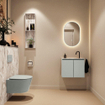 MONDIAZ TURE-DLUX 60cm toiletmeubel Greey. EDEN wastafel Glace positie midden. Met 1 kraangat. SW1103279