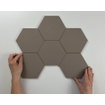 SAMPLE Cifre Cerámica Hexagon Timeless Vloer- en Wandtegel Taupe Mat Vintage Mat Taupe SW736021