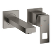 GROHE Eurocube afbouwdeel v. inbouw wandkraan met uitloop 17.2cm brushed hard graphite SW444225