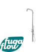 FugaFlow Eccelente Sobrado Badkamer Original Buitendouche - RVS 316 - handdouche - wandmodel - geborsteld RVS SW1123699