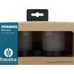 Haceka Kosmos Dubbele Bekerhouder - glas - mat zwart SW654032