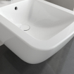 Villeroy & Boch Venticello wandbidet met 1 kraangat 37.5x56cm met overloop wit 1025162