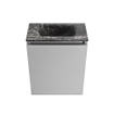 MONDIAZ TURE-DLUX 40cm toiletmeubel Plata. EDEN wastafel Lava positie midden. Zonder kraangat. SW1103954