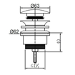 Wiesbaden luxe clickwaste 5/4 laag model mat-wit SW373327