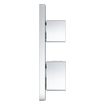 Grohe Grohtherm Cube Mengkraan inbouw - 2 knoppen - mengkraan - chroom SW285817