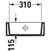 Duravit Viu duoblokreservoir + binnenwerk 4.5/3L verdekte aansluiting links wit SW358268