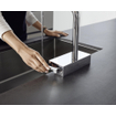 Hansgrohe Aquno Select M81 1-gats keukenkraan 250 2jet m. uittrekbare vuistdouche chroom SW541823