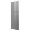 Plieger Cavallino Retto designradiator verticaal dubbel middenaansluiting 2000x602mm 1716W zilver metallic 7255374