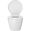 Duravit Starck 1 WC-zitting 45.3x42x4.2cm met softclose met quickrelease Kunststof wit Glanzend 0290305