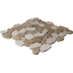 The Mosaic Factory Natural Stone mozaïektegel - 30.5x30cm - wand en vloertegel - Organisch - marmer - Brown Mix (bruin) SW1235302