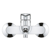 GROHE BauEdge badkraan met koppelingen chroom SW536501