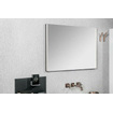 Plieger Lina Nero spiegel met 2x LED verlichting verticaal 80x65cm met zwarte lijst SW225417