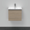 Duravit D-Neo wastafelonderkast 51x44x40.2cm 1 lade Eiken (terra) Mat SW641077