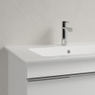 Villeroy & Boch Venticello meubelwastafel 1 kraangat doorgestoken 80x50cm (geschikt voor 3 kr.gaten) met overloop stone white SW209638