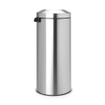 Brabantia Prullenbak - 30 liter - vlamdover- metalen binnenemmer - matt Steel SW1117409