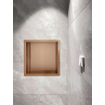 Wiesbaden Demis inbouwnis 30 x 30 x 7 cm geborsteld brons koper SW798636