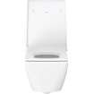 Duravit Viu WC-zitting 46.3x37.1x4.38cm met softclose met quickrelease Kunststof wit Glanzend SW297115