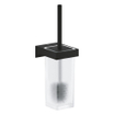 GROHE Selection Cube Toiletborstelhouder - wandmontage - vierkant - gesloten - phantom black SW1077221