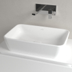 Villeroy & Boch Architectura waskom 60x40.5x15.5cm Rechthoek met overloopgat Wit Alpin glans Ceramic+ SW762344