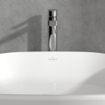 Villeroy & Boch Architectura Eengreeps wastafelkraan - verhoogd - met Push-Open afvoergarnituur - chroom SW974136