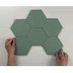 SAMPLE Cifre Cerámica Hexagon Timeless Vloer- en Wandtegel Jade Mat Vintage Mat Groen SW736056