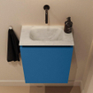 MONDIAZ TURE-DLUX 40cm toiletmeubel Jeans. EDEN wastafel Opalo positie midden. Zonder kraangat. SW1104359