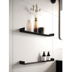 Looox Shelf C inbouwplanchet - 60x10cm - zwart mat SW108656