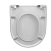 Saniclass Closetzitting - quickrelease - softclose - geschikt voor Duravit Starck 3 - wit glanzend SW729015