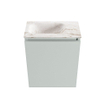 MONDIAZ TURE-DLUX 40cm toiletmeubel Greey. EDEN wastafel Frappe positie links. Zonder kraangat. SW1102766